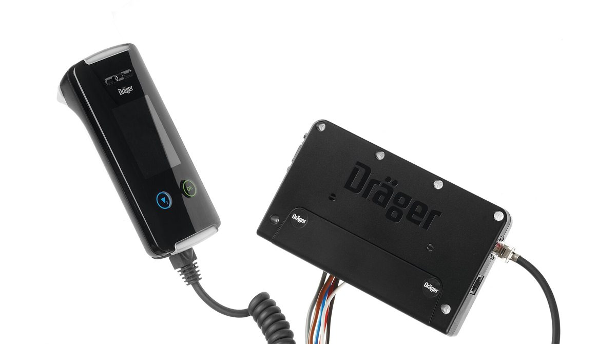 Dräger Interlock 7000 handset and control unit