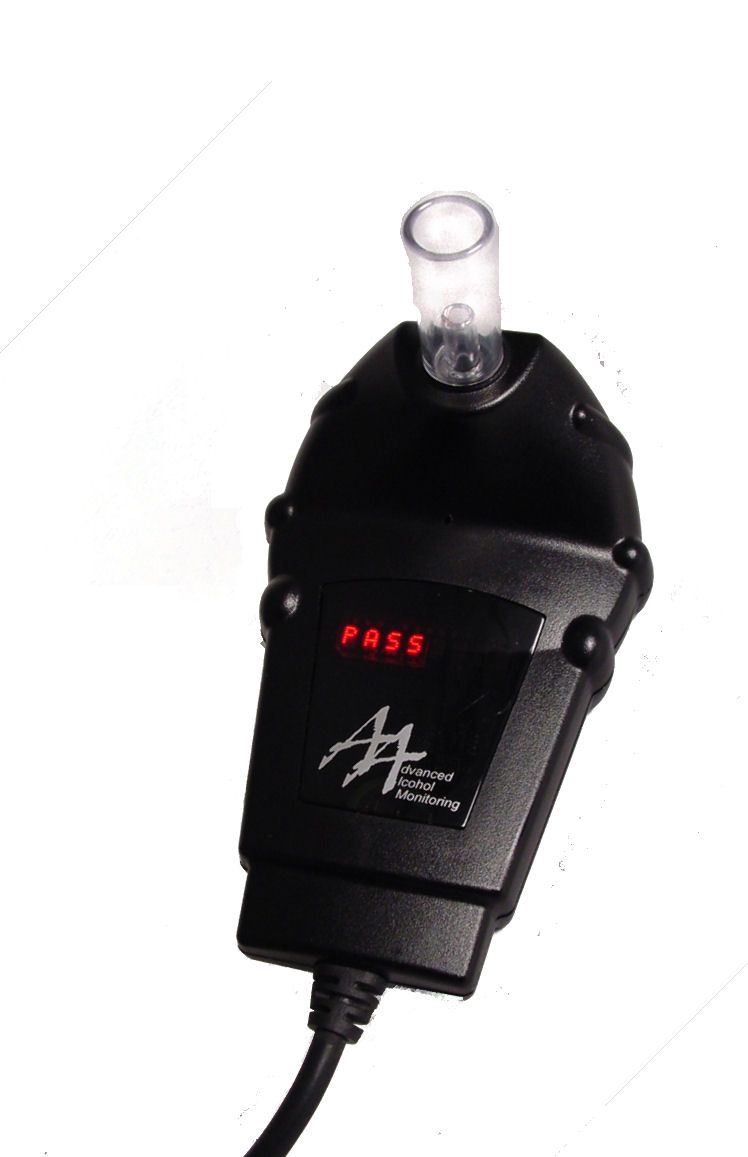 Guardian AMS2000 handset showing PASS